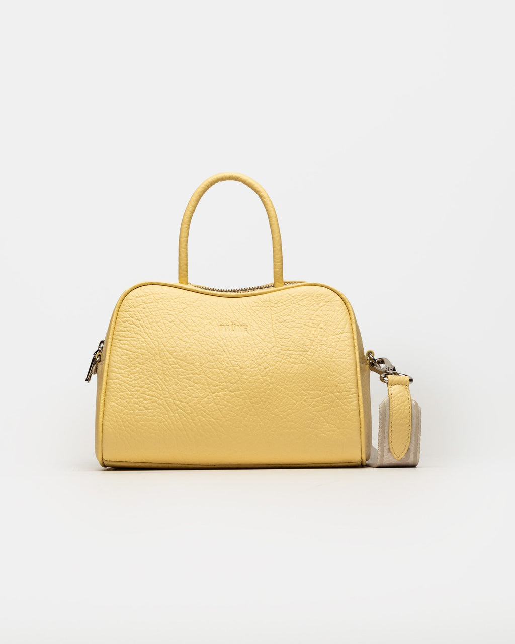 CARTERA DE MANO THE CLUB EN CUERO GRANEADO